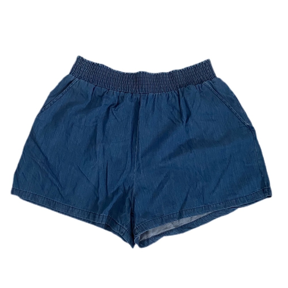 Elastic Band Jean Shorts